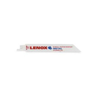 LENOX Tools 21069618GR Gold Power Arc Reciprocating Saw Blade, For Medium Metal, Sheet Metal Cutting, 6-inch, 18 TPI, 5-Pack - Express Tool Supply - View #3